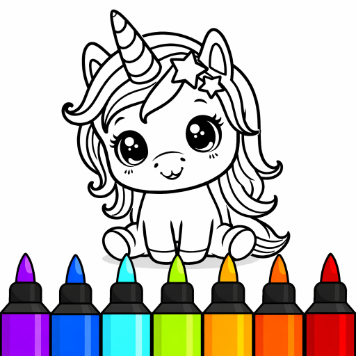 Juegos unicornio de 2-4 años