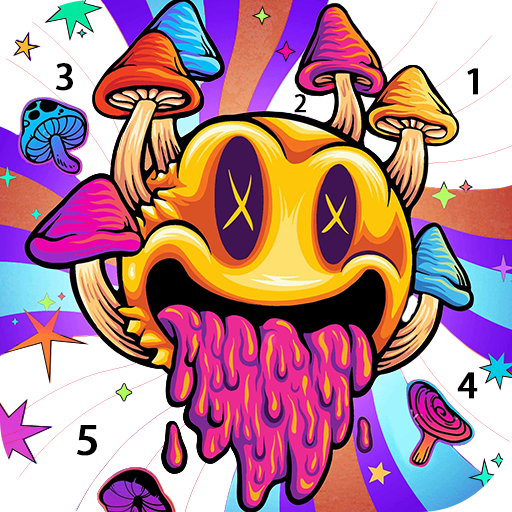 Juego de colorear fluido