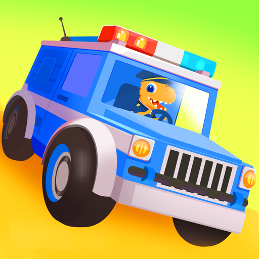 Juegos de Coche Policía Dino