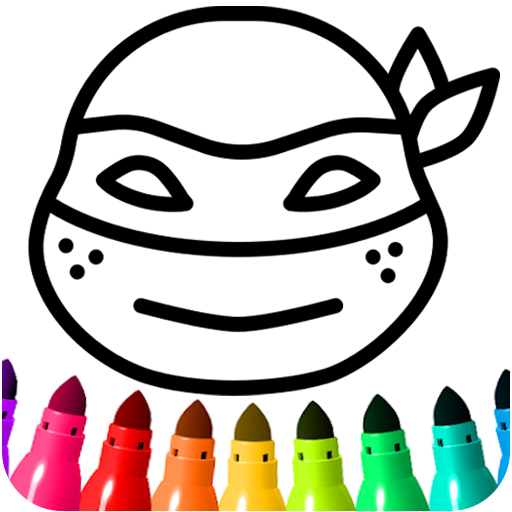 Boys Ninja Coloring & Memory