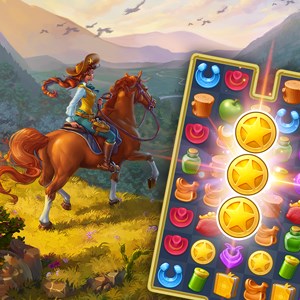 Jewels of the Wild West Match 3: Drei Gewinnt Spiele